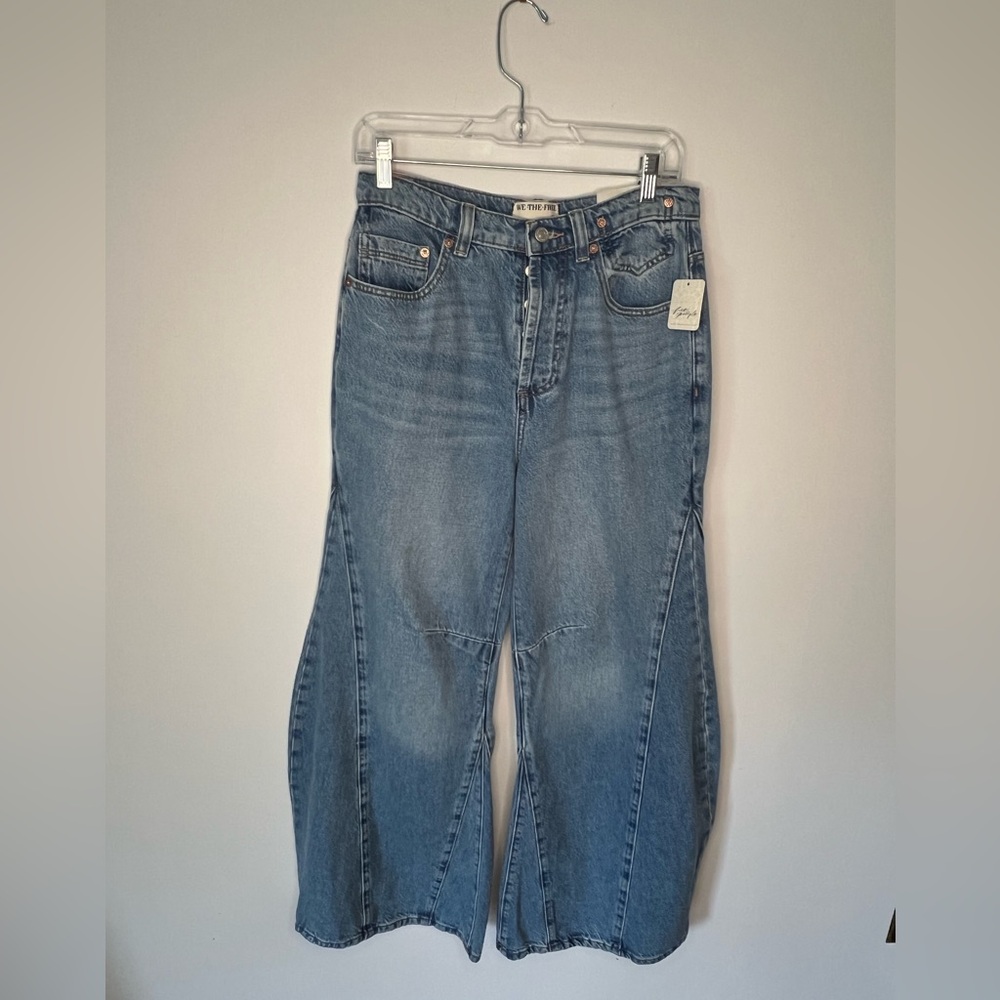 We The Free Blue Flare & Wide Leg Jeans